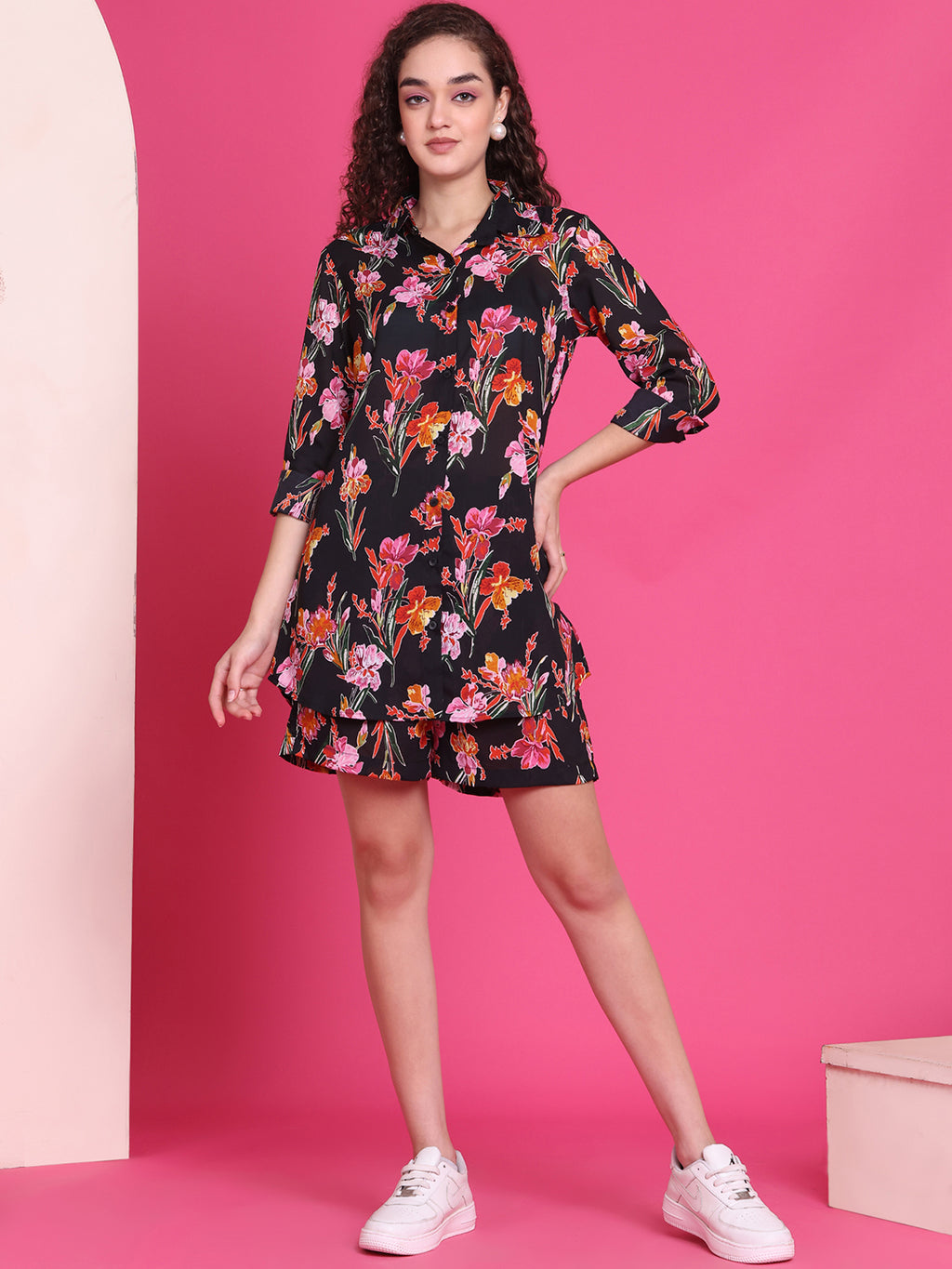 Shirt Regular Shorts Co-ords Set