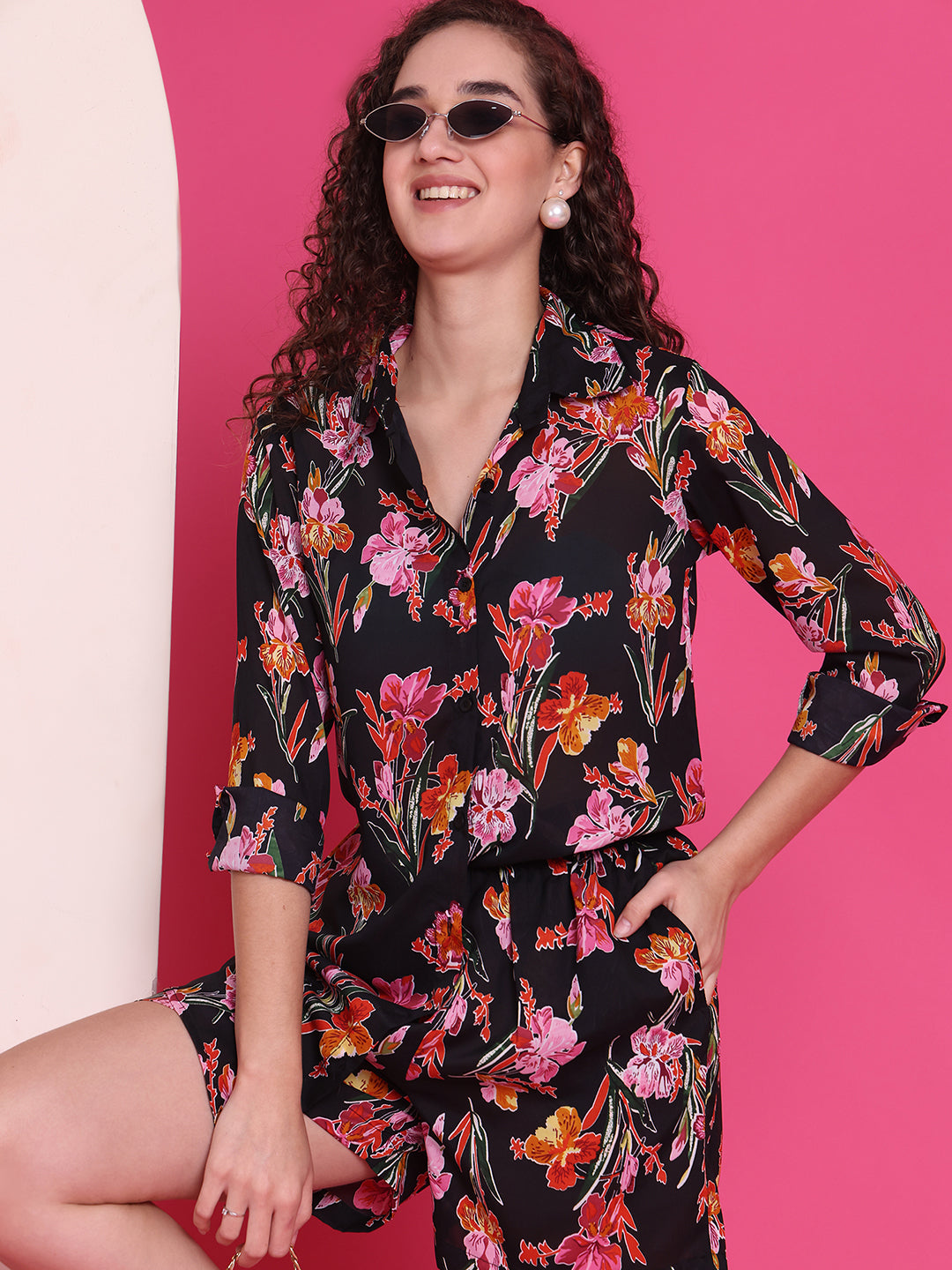 Shirt Regular Shorts Co-ords Set