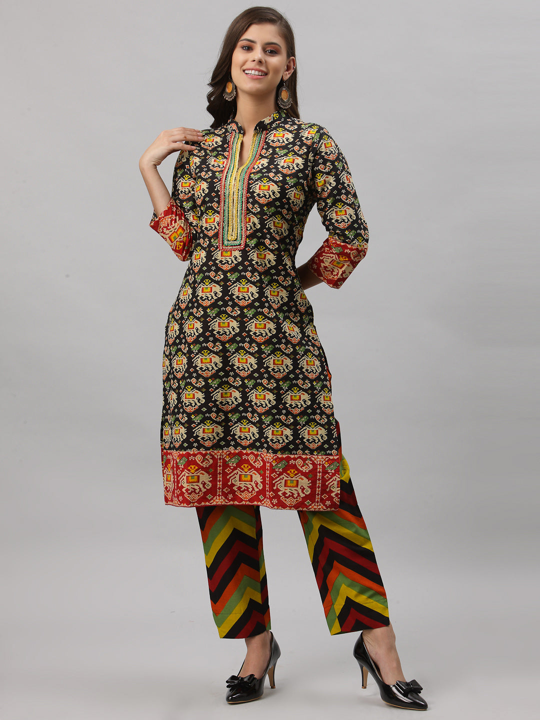 Women Pure Cotton Kurta Pant Set