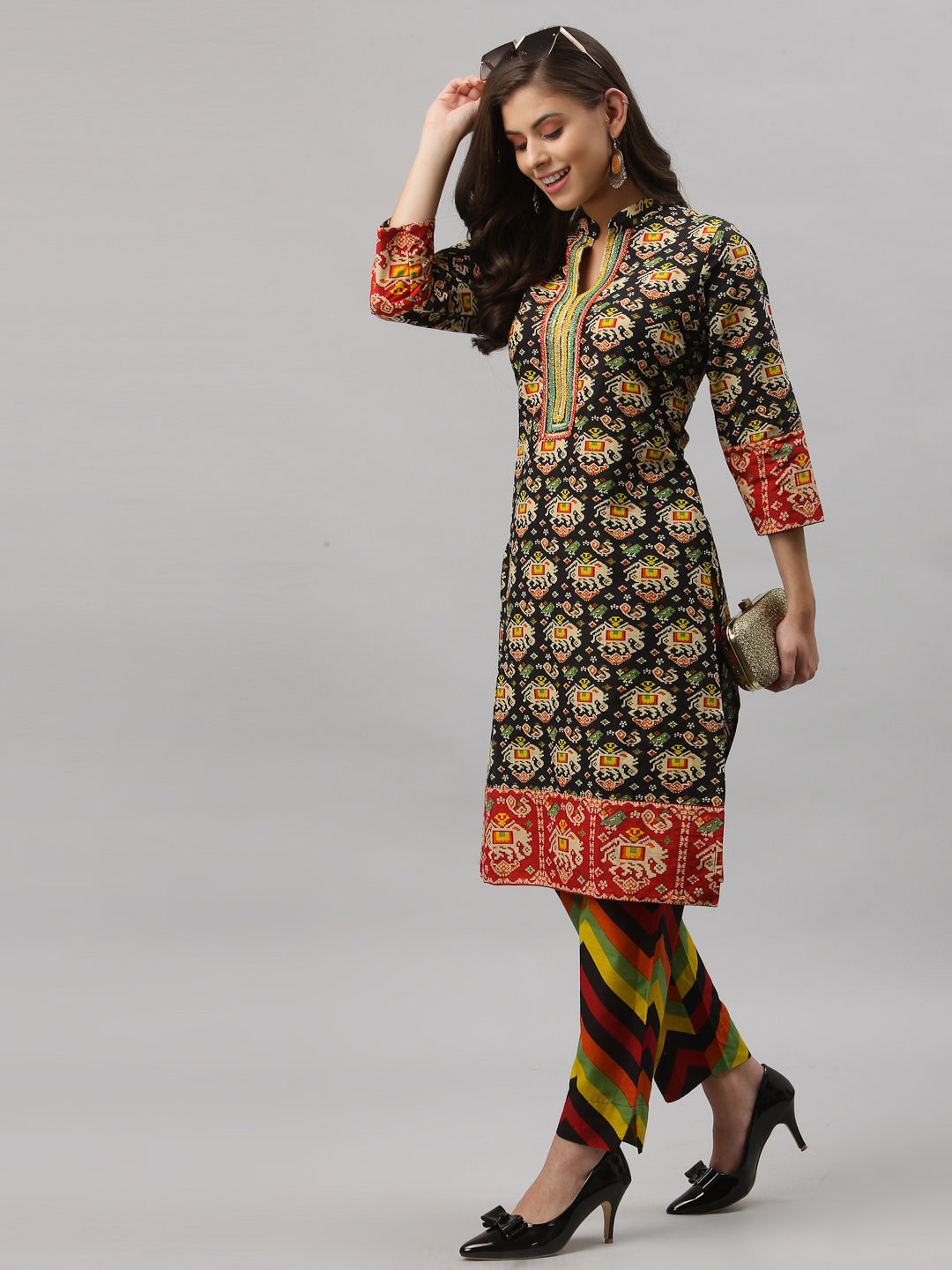 Women Pure Cotton Kurta Pant Set