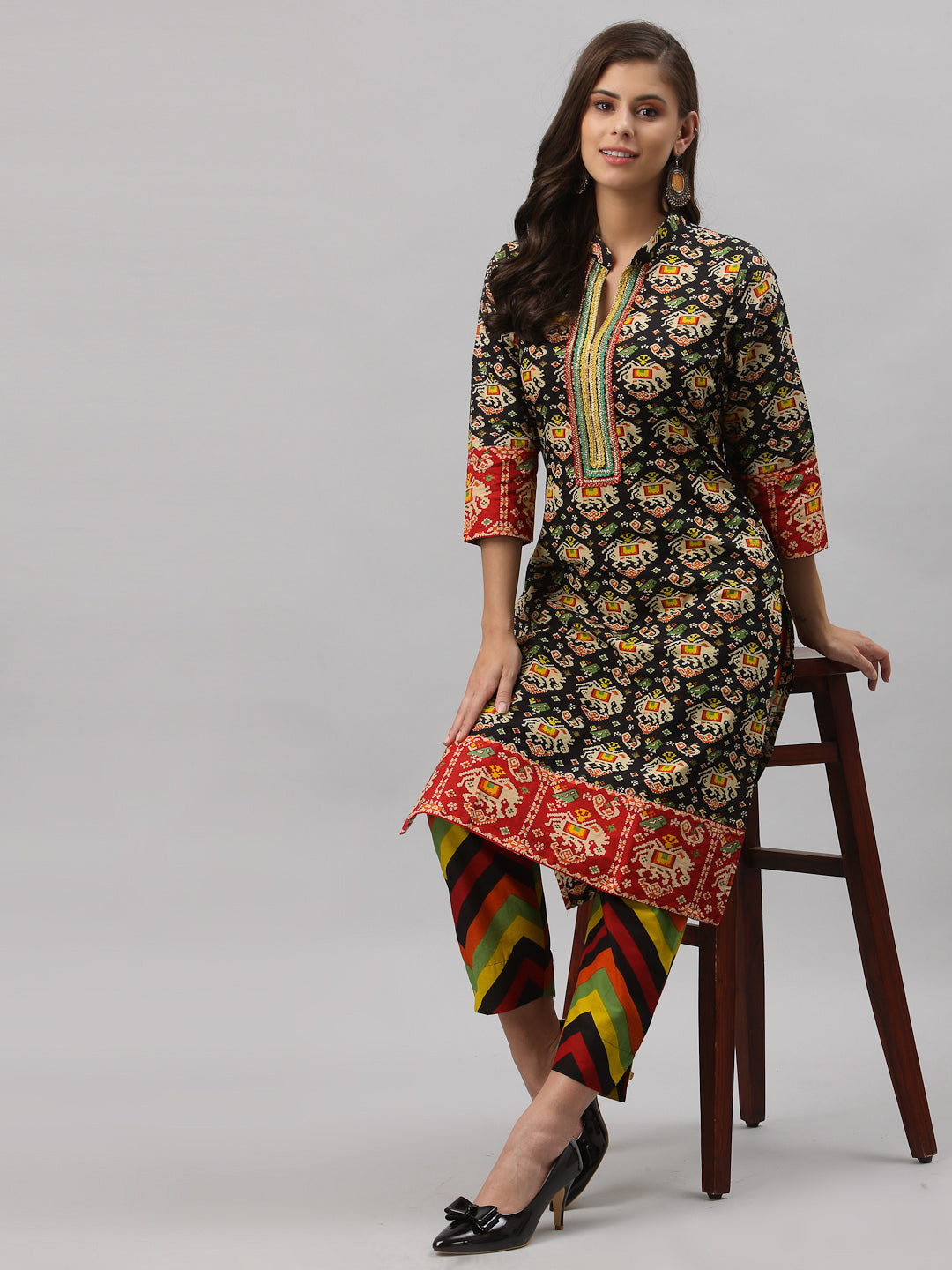 Women Pure Cotton Kurta Pant Set