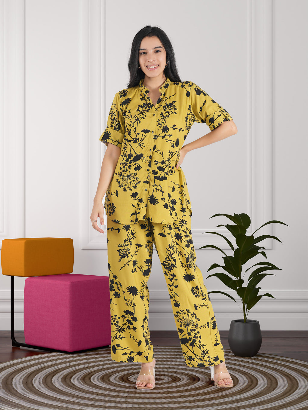 Sansudra Tunic Palazzos Co-ords Set