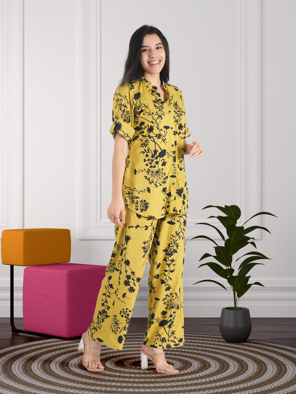 Sansudra Tunic Palazzos Co-ords Set