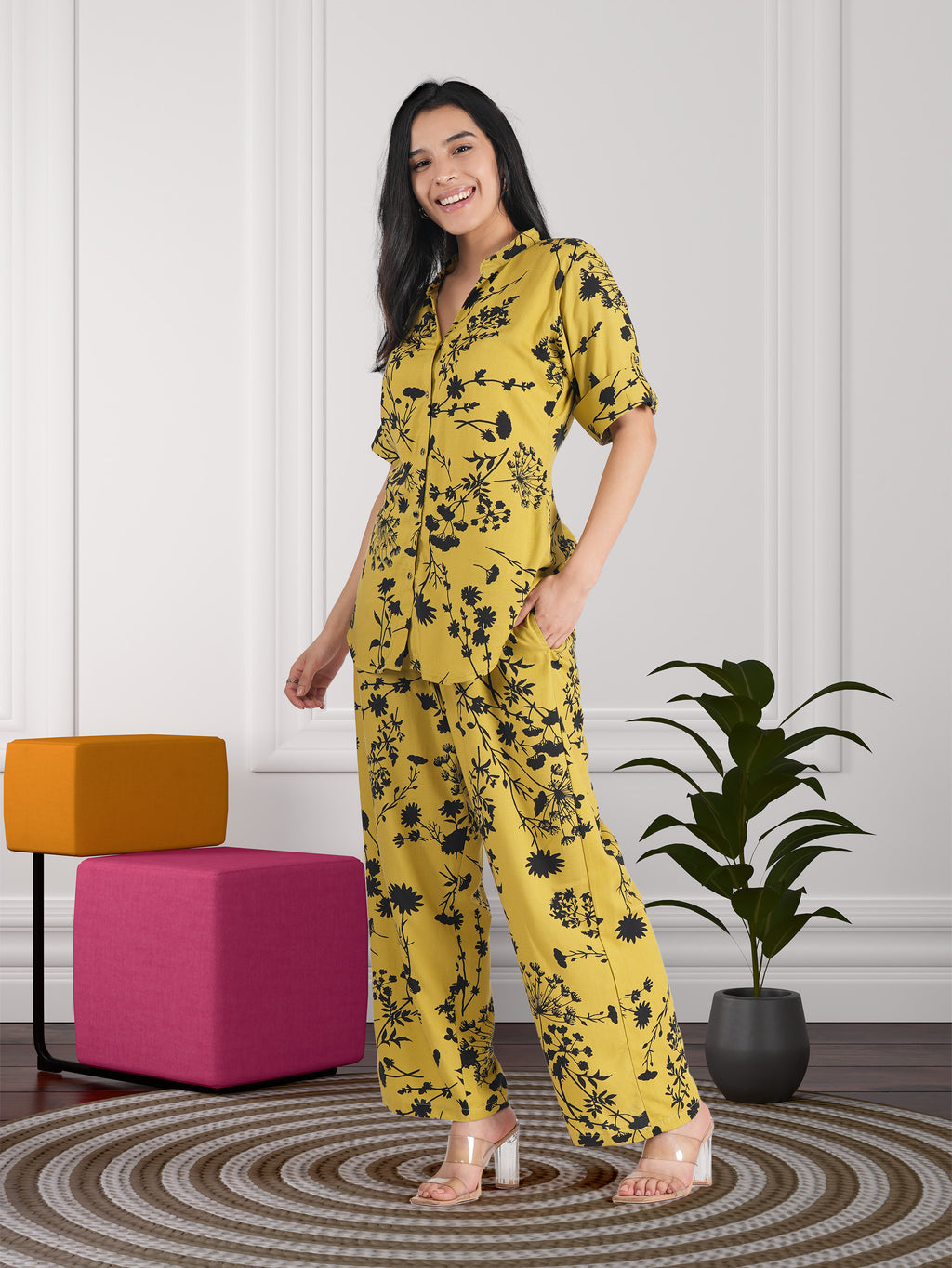 Sansudra Tunic Palazzos Co-ords Set