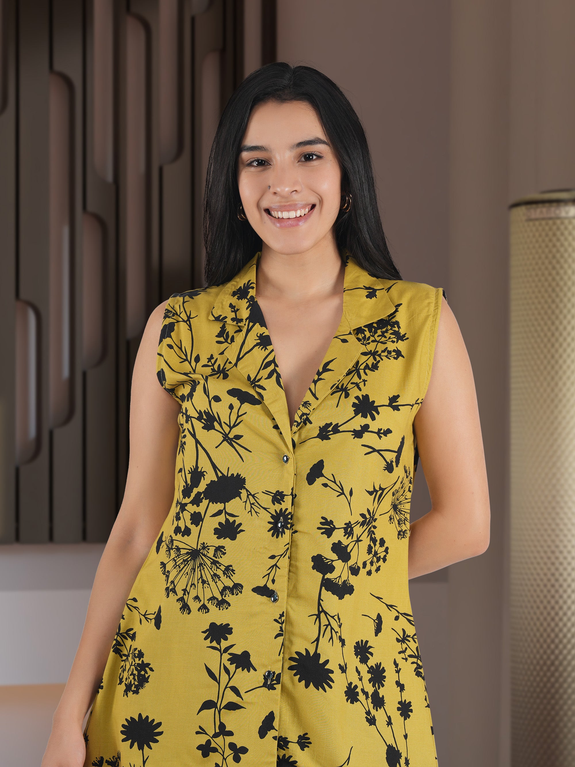 A Stylish Summer Dress Co-ords Set