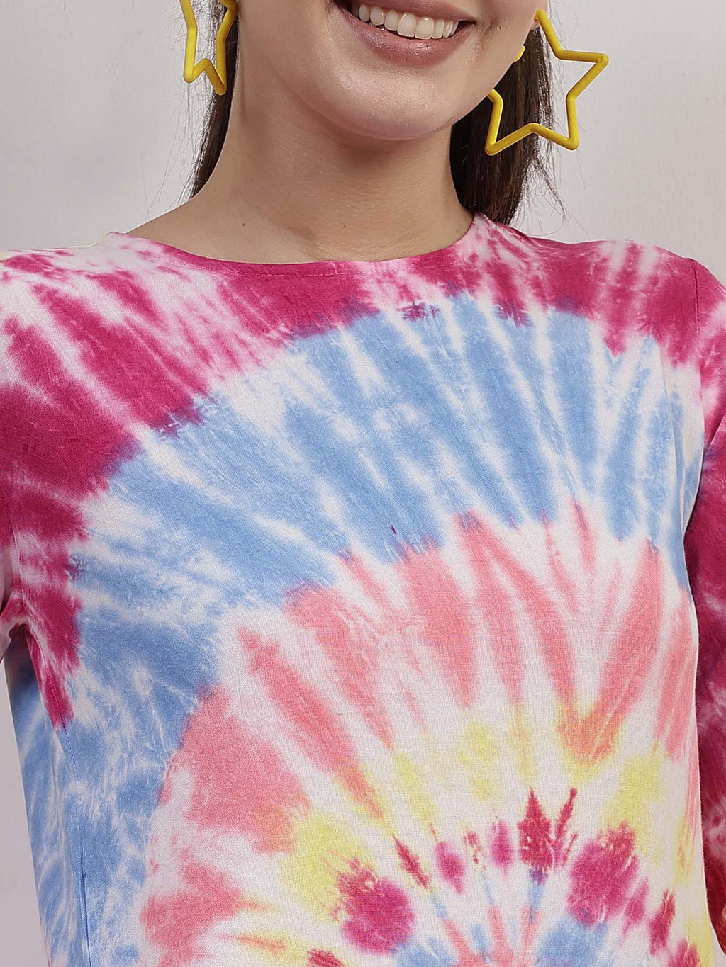 Women A-line Pink Above Knee/Mid Thigh Length Dress